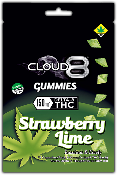 Cloud 8 Strawberry & Lime